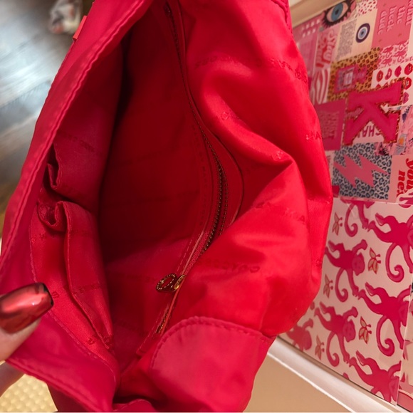 MARC JACOBS NATASHA RED NYLON CROSSBODY BAG - Picture 6 of 11